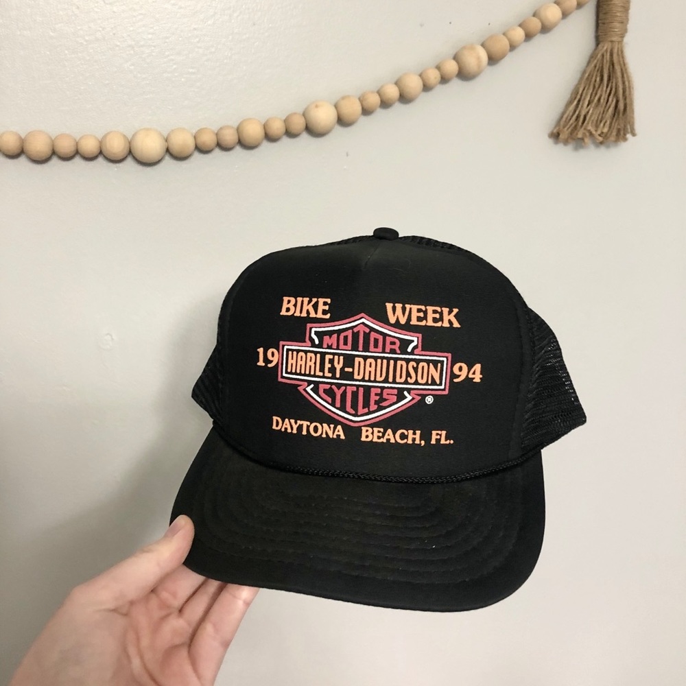 SOLD VINTAGE Harley-Davidson Bike Week Hat 1994